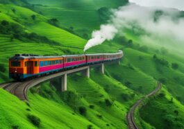 Abenteuerliche Zugreisen: Mit dem Zug durch die malerische Landschaft Asiens
