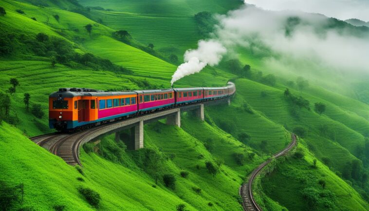 Abenteuerliche Zugreisen: Mit dem Zug durch die malerische Landschaft Asiens
