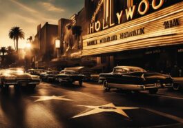 Die Filmindustrie in Hollywood: Glamour und Glanz.