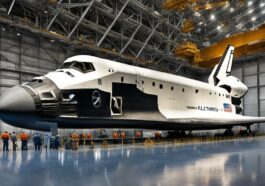 Die Space-Shuttle-Atlantis im Kennedy Space Center: Einblick in die Raumfahrt.