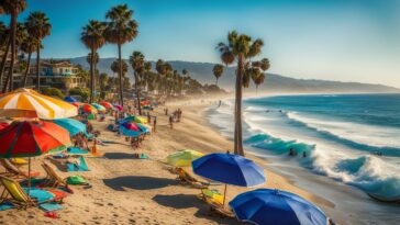Die Strände von Kalifornien: Surfen, Sonnenbaden und Entspannen.