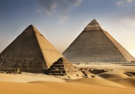 Die mystischen Pyramiden von Gizeh in Ägypten